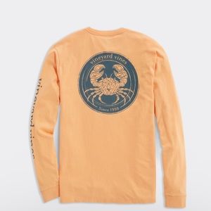Vineyard Vines Vintage Crab Long-Sleeve Tee